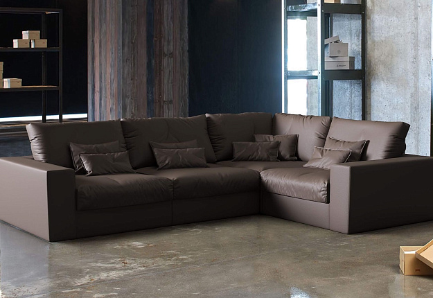 Большой диван Элизиум для гостиной в стиле лофт, супер мягкий диван в индустриальном стиле 